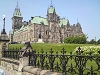 der Parlamentshuegel mit dem kanadischen Parlament